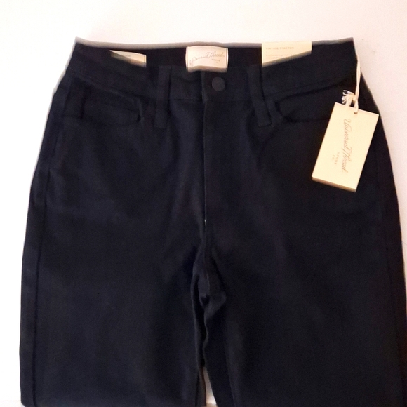 NEW! High-Rise Ankle Bootcut Jeans, Black - LONG - Universal Thread - Picture 3 of 10
